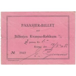 Bilferjen Kvanne-Røkkum A/S