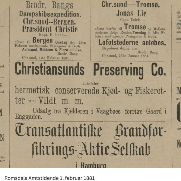 Christiansunds Preserving Co. - Bilde 2