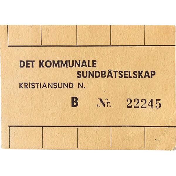 Kristiansund K. Sundbåtvesen (KKS) - Bilde 30