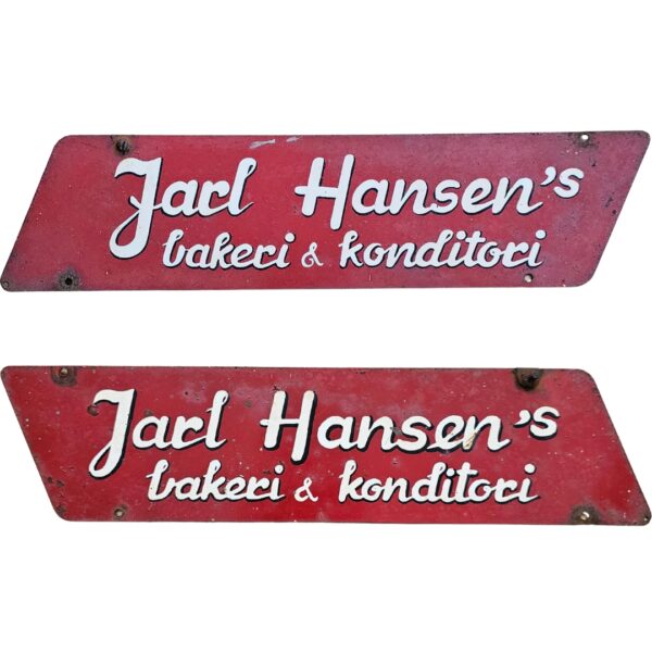 Jarl Hansen blikkskilt - Bilde 2