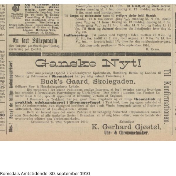 K. Gerh. Gjøstøl - Bilde 2